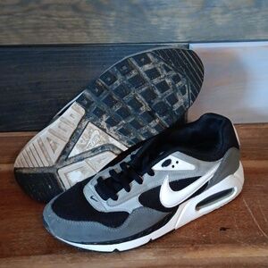 Nike Air Max 90 Black White Grey Suede Mens 8 Shoes